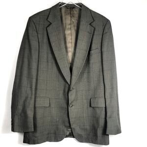 Vintage Strathmore by Anderson Little Wool Checker Blazer 44R‎